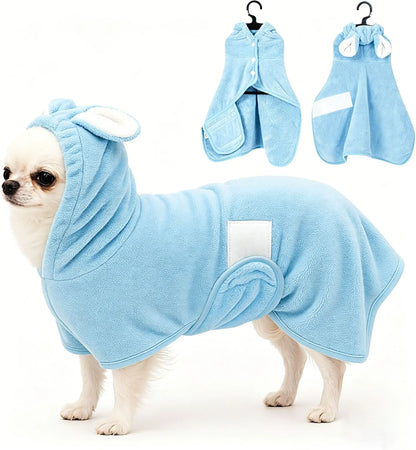 Quick-Dry Dog Bathrobe